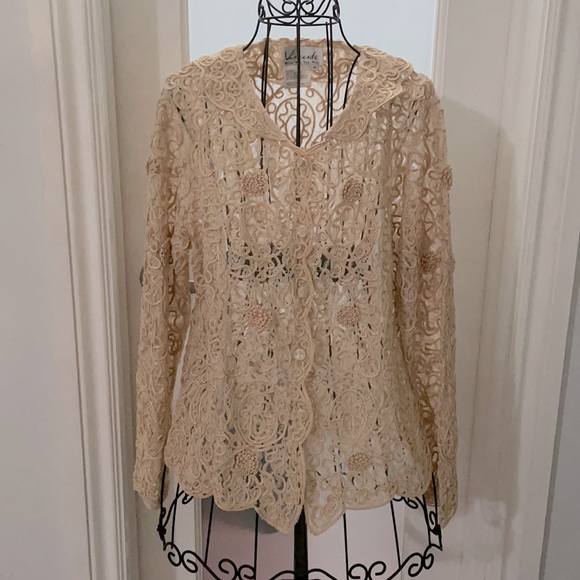 Lace sheer top - Picture 2 of 7